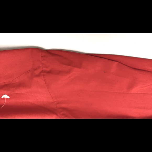 Karman Vintage 80s Red Western Shirt, Embroidered Arrows. Size Medium. - Picture 8 of 13